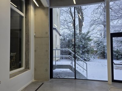interieurbeeld met sneeuw